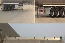 川腾 10.6米 33.8吨 3轴 铝合金液态食品运输半挂车 hbs9400gysl