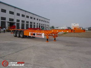 银宝 15米 32.4吨 3轴 集装箱运输半挂车 syb9391tjz